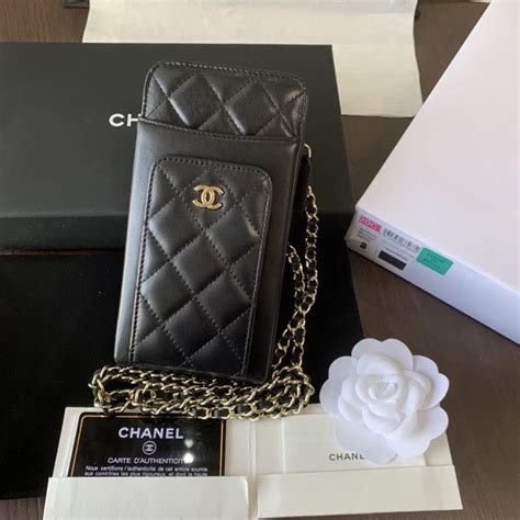 chanel bag phone cover|Chanel small chain bag.